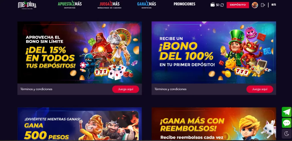 bonuses mexplay.