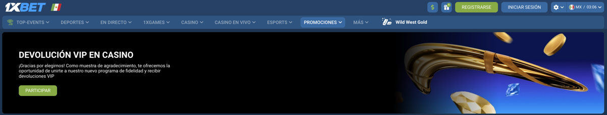 1xbet casino vip program