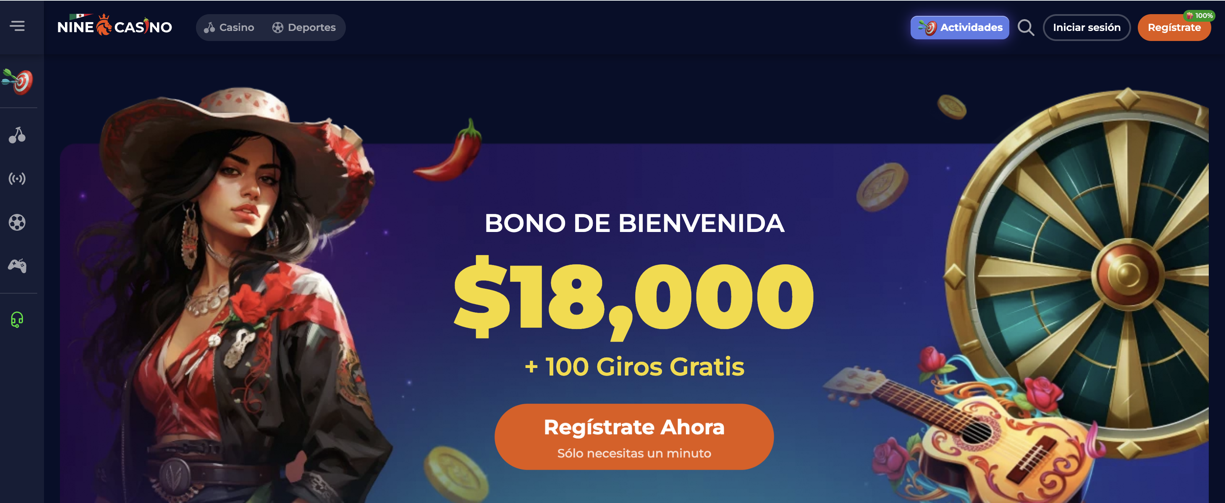 Nine Casino Bono