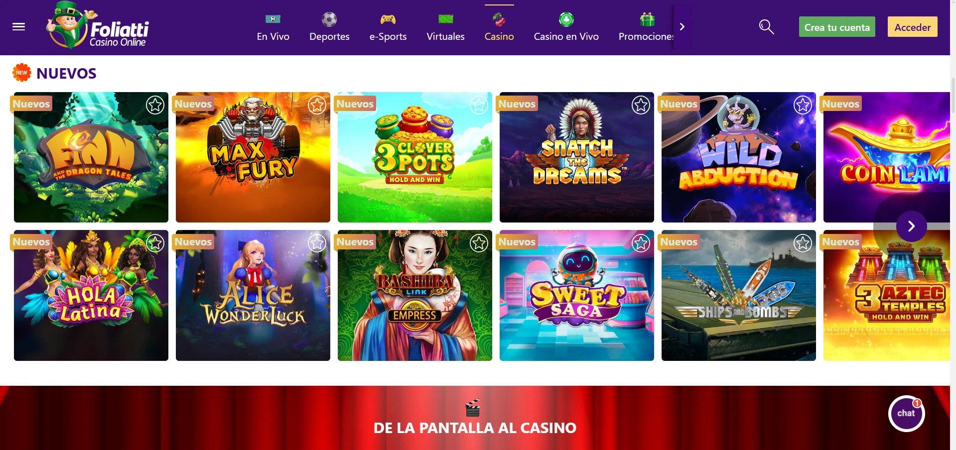 foliatti slots