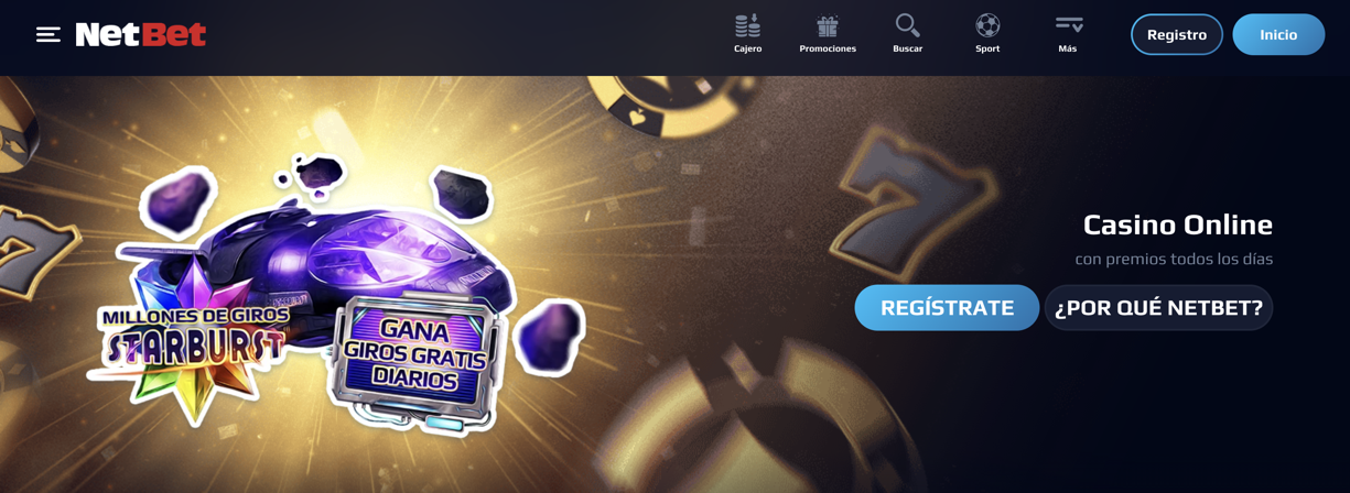 Netbet Main Page