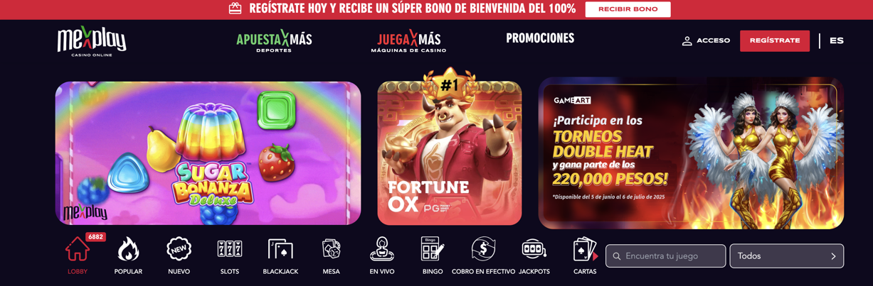 Mexplay Main Page