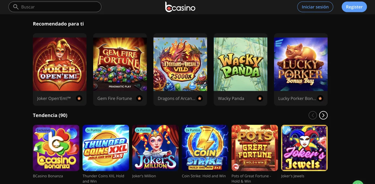 bcasino slots