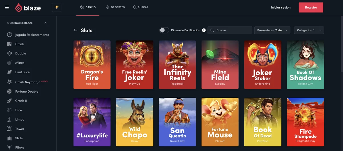 Blaze Casino Slots
